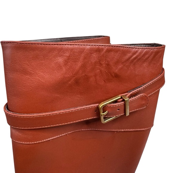 J. McLaughlin Brown Millbrook Leather Boots 8.5 - Picture 6 of 15